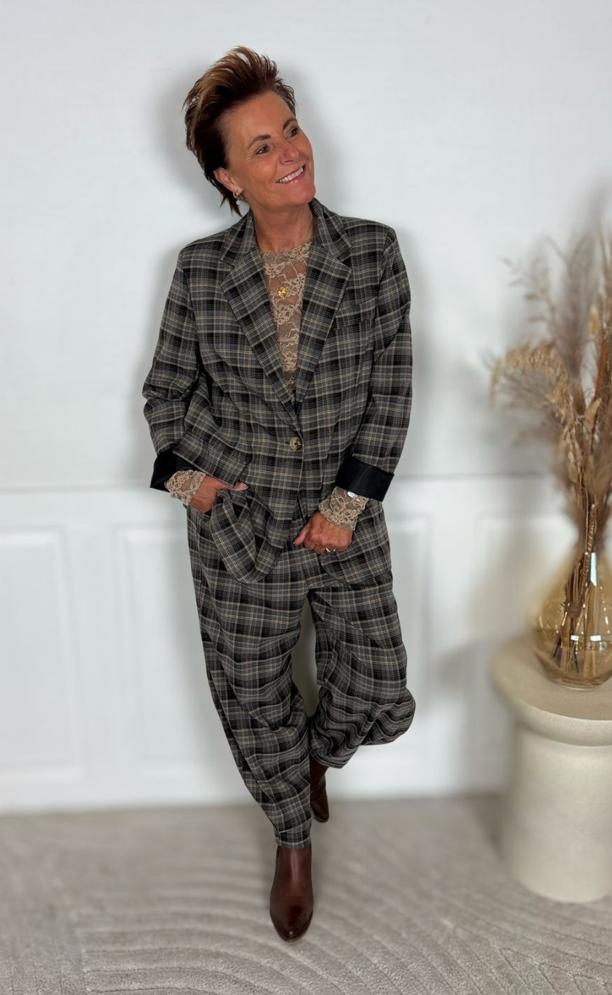 Marta Du Chateau Blazer - Charm - Grey