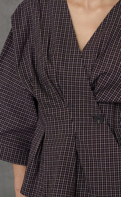 Love & Divine Skjorte - Love1510-1 - Brown Check