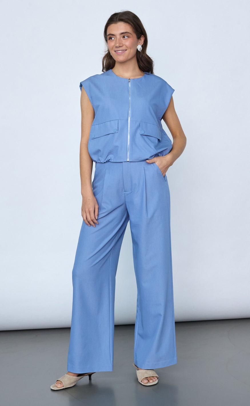 Sisters Point Vest - GARWIN-VE5 - L. Denim