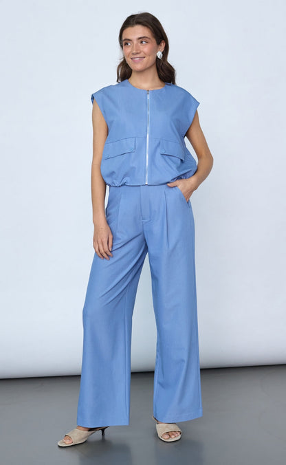 Sisters Point Vest - GARWIN-VE5 - L. Denim