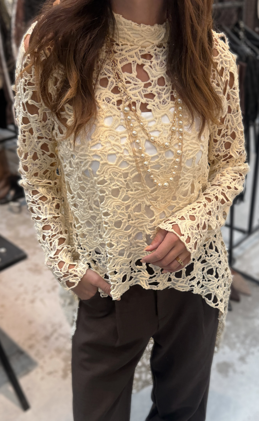 Tim og Simonsen Tunika - Fresa Lace - Off White