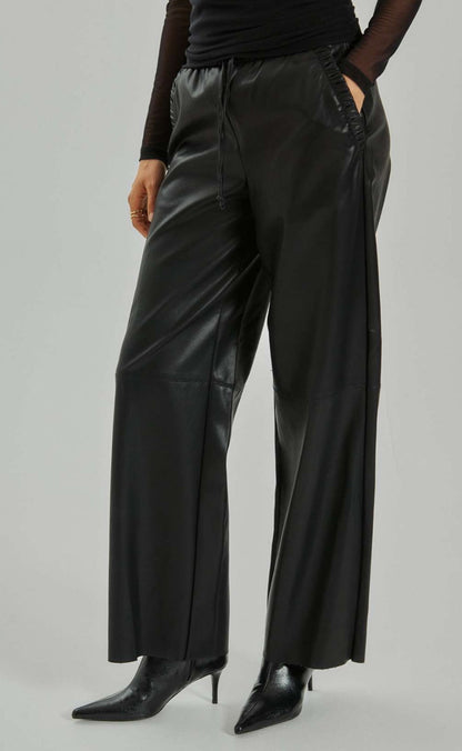 Freequent Bukser - Veggy Tie - Black