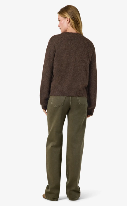 Noisy May Cardigan - Sutton - Chocolate Brown