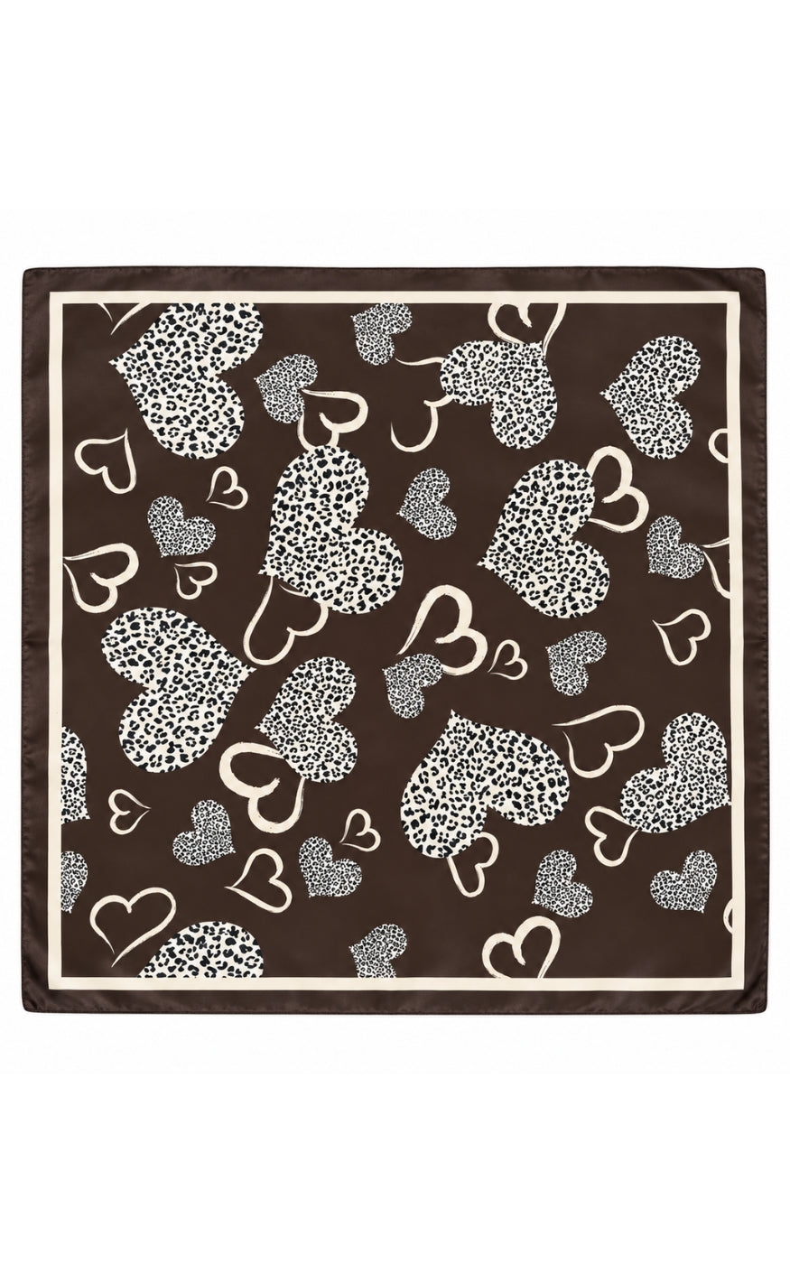 Marta Du Chateau Tørklæde - Juline - Brown11148-5