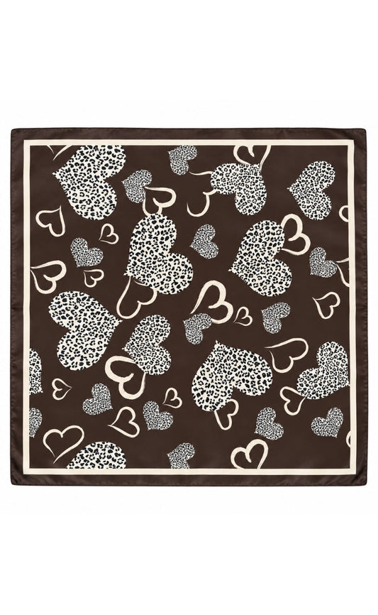 Marta Du Chateau Tørklæde - Juline - Brown11148-5