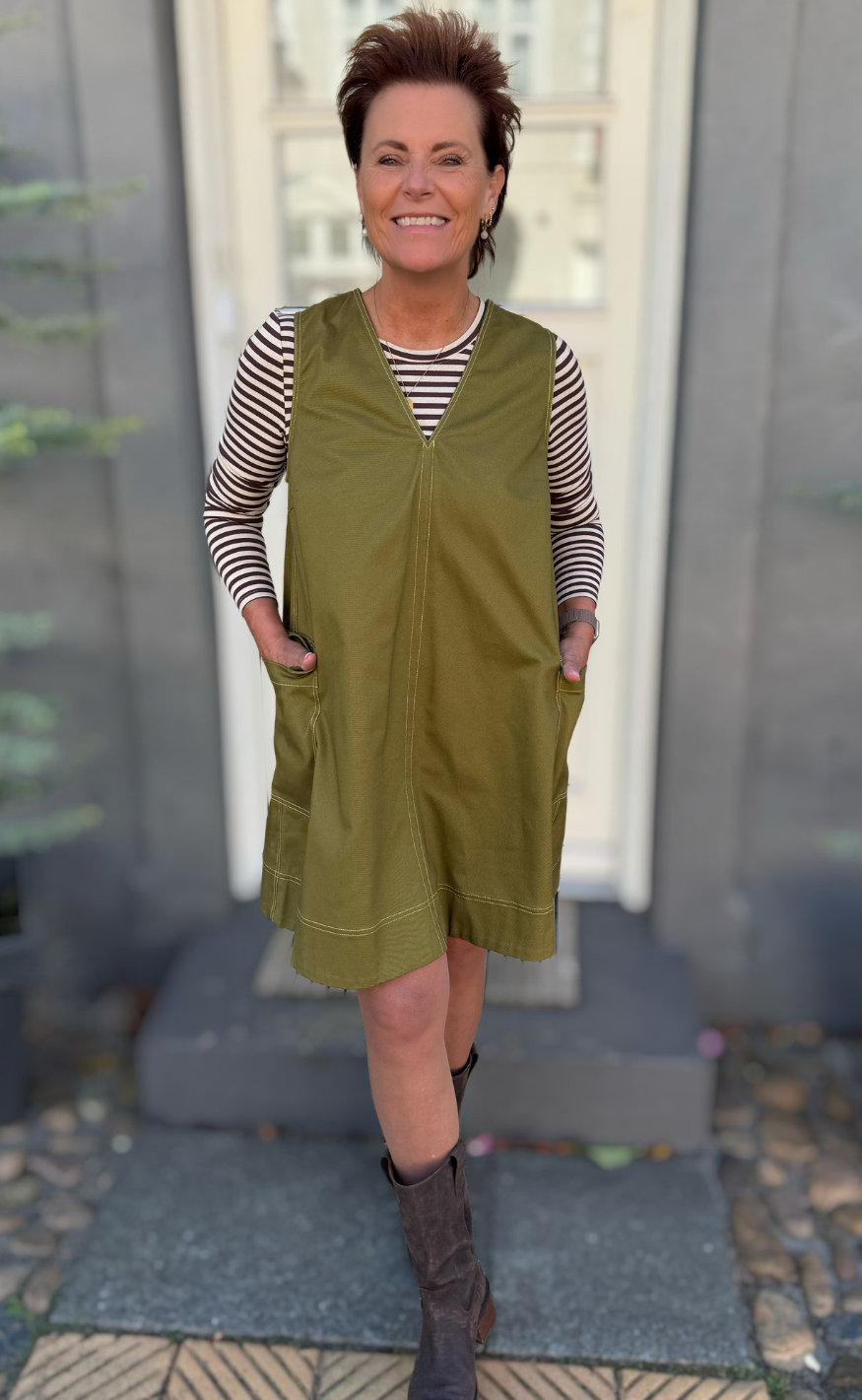 Nümph Kjole - Katti - Fir Green