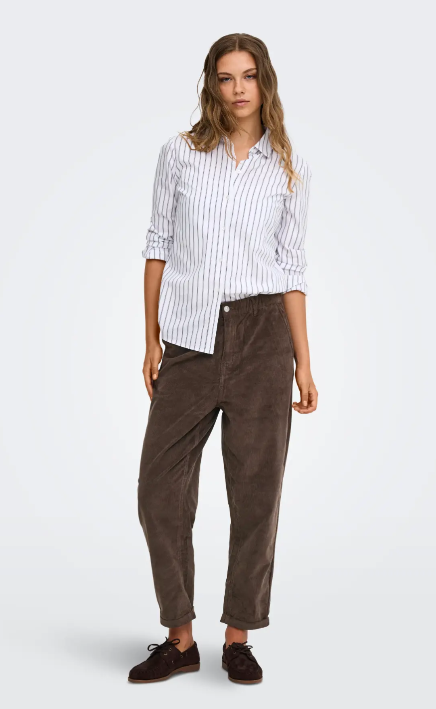 ONLY Bukser - Flora MW Ela - Chocolate Brown