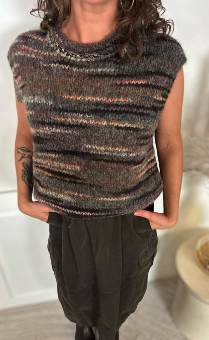 Marta Du Chateau Vest - Amaryllis - Brown