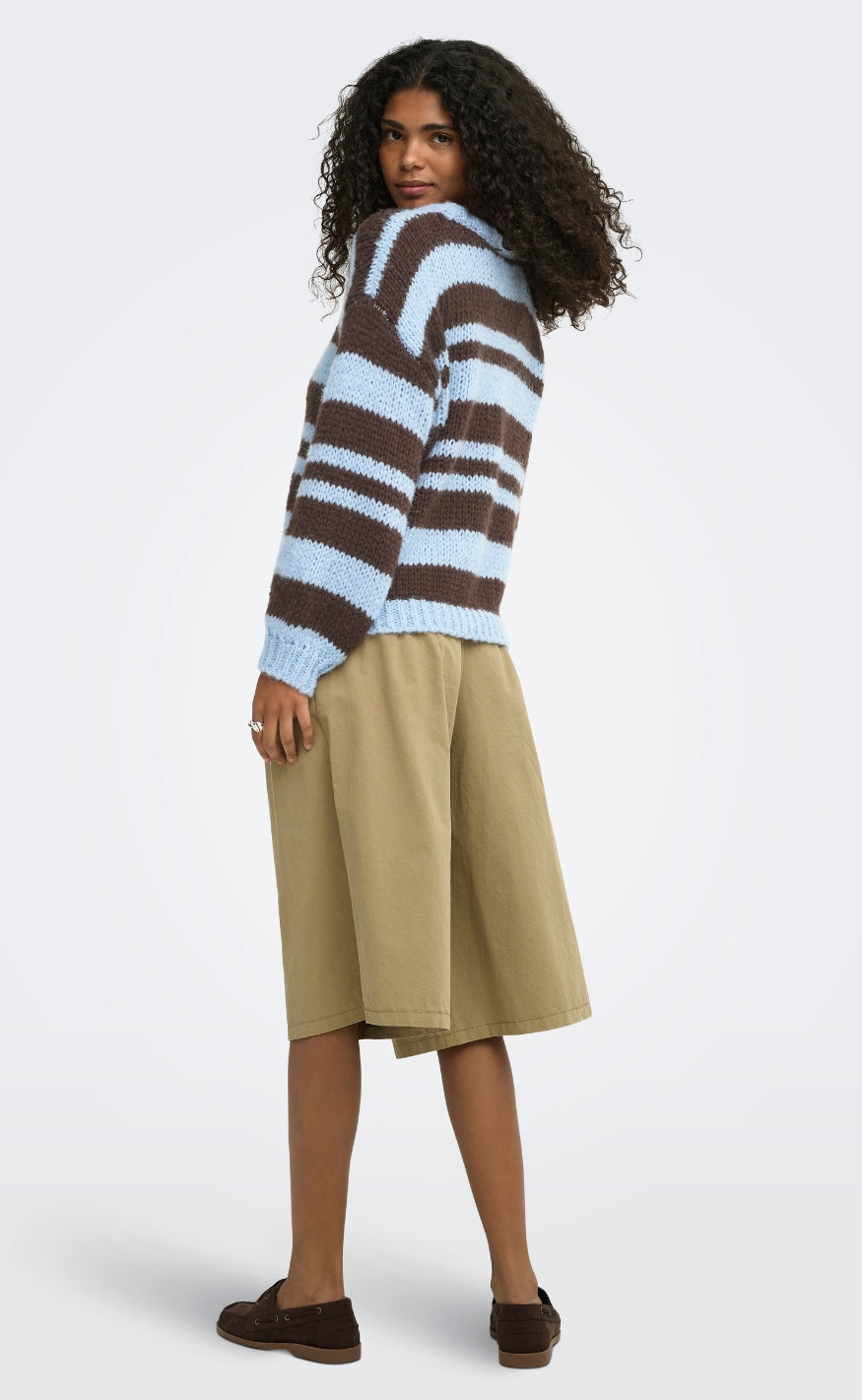 ONLY Strik - Nordic - Dusty Blue Block/Coffee Bean