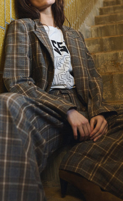 Gossia Blazer - Elli - Brown Checks
