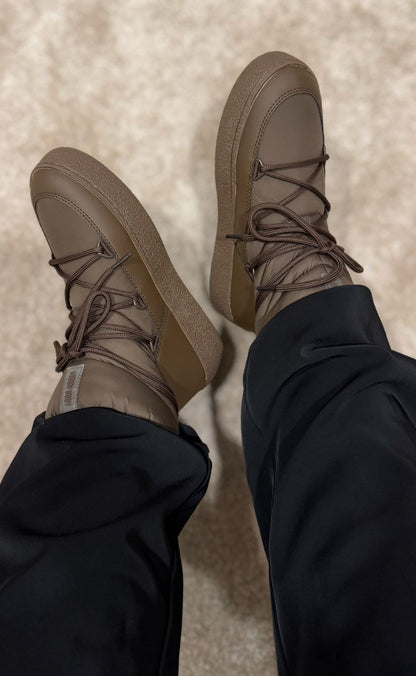 Moon Boot Støvler - Ltrack Low Nylon WP - Cocoa