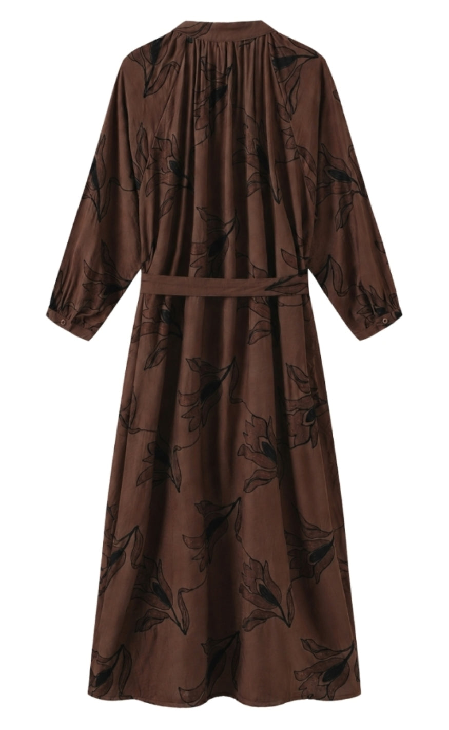Luxzuz Kjole - Walli - Suitcase Brown