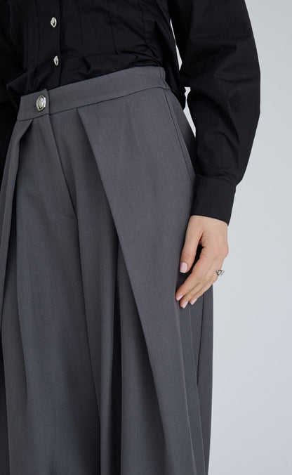 A-View Bukser - Jula - Medium Grey Melange
