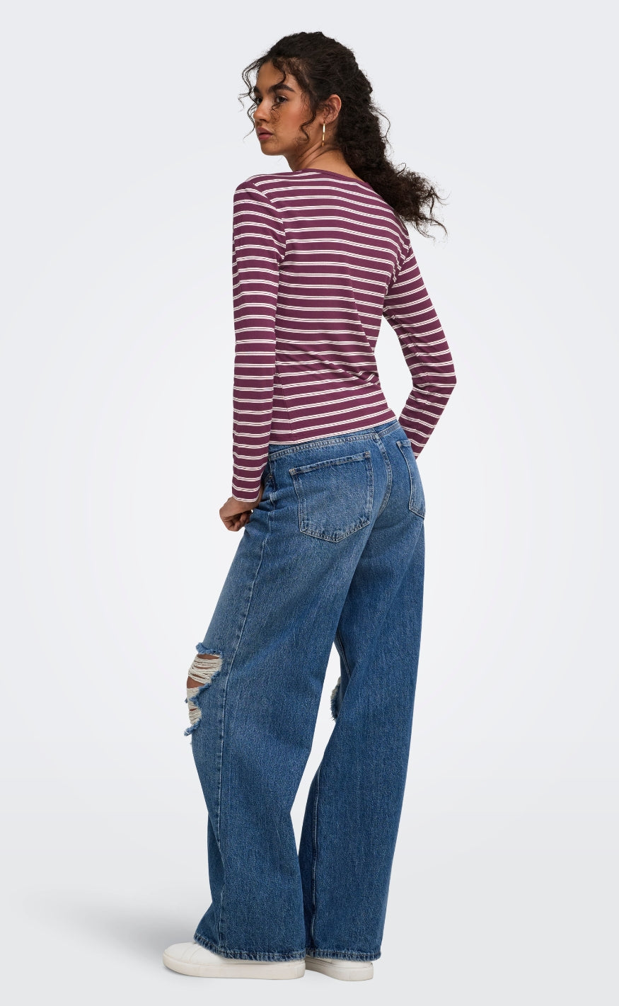 ONLY Bluse - Nina - Fig Pale lilac