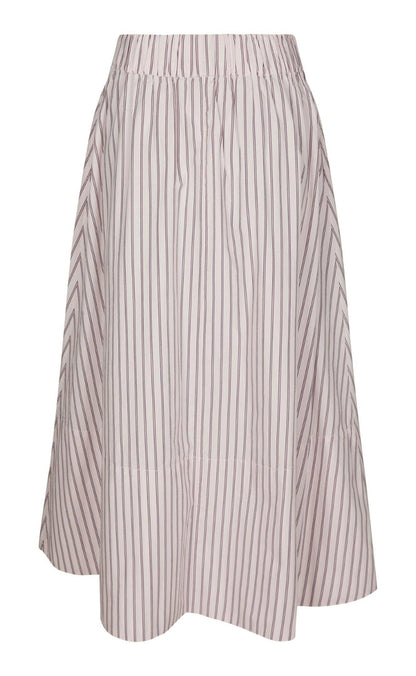 Neo Noir Nederdel - Yara Long Double Stripe - Rose