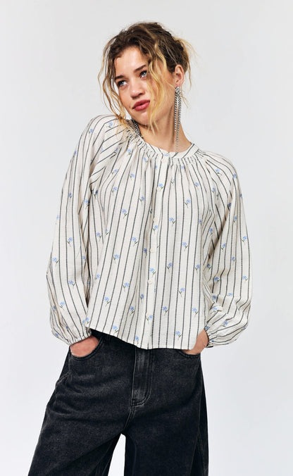 Lollys Laundry Skjorte - Etta - Flower Print