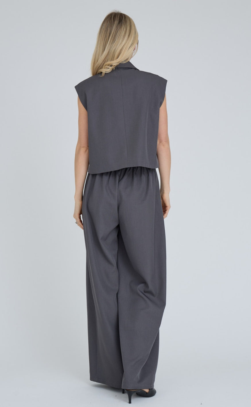 A-View Vest - Jula - Medium Grey Melange
