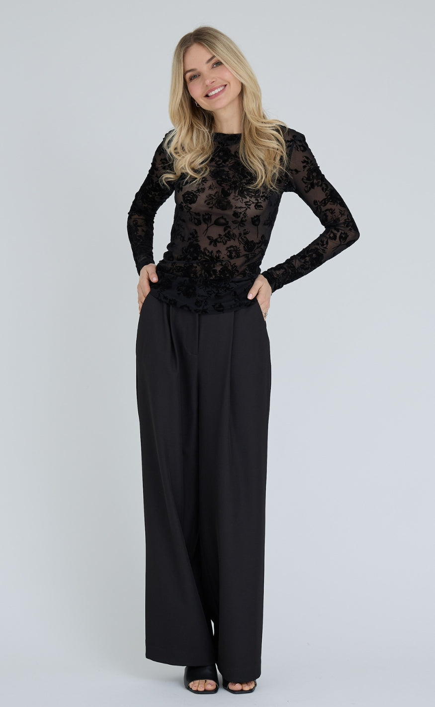 A-View Bluse - Silke - Black