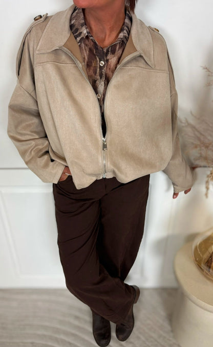 Marta Du Chateau Jakke - Juno - Beige3