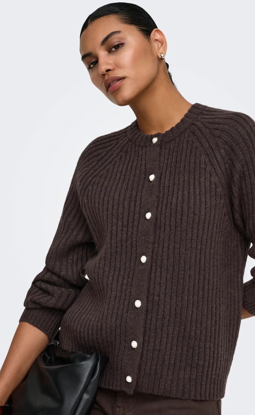 ONLY Cardigan - Kalibu - Chocolate Brown