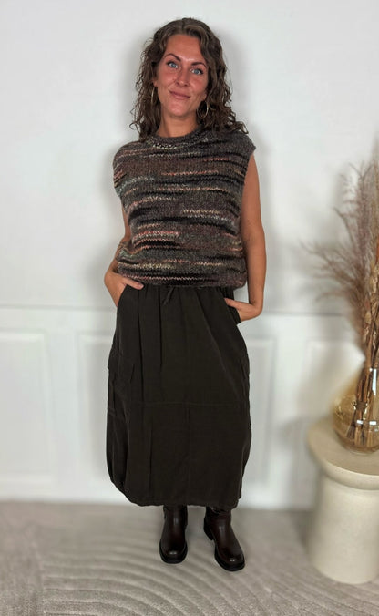 Marta Du Chateau Vest - Amaryllis - Brown