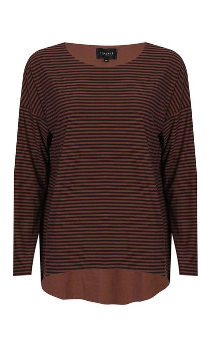 Liberte Bluse - Alma - Espresso Stripe