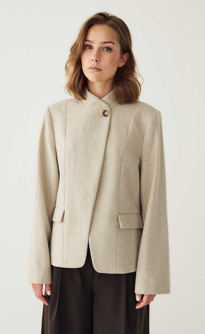 Noella Blazer - Monique - Oatmeal Melange