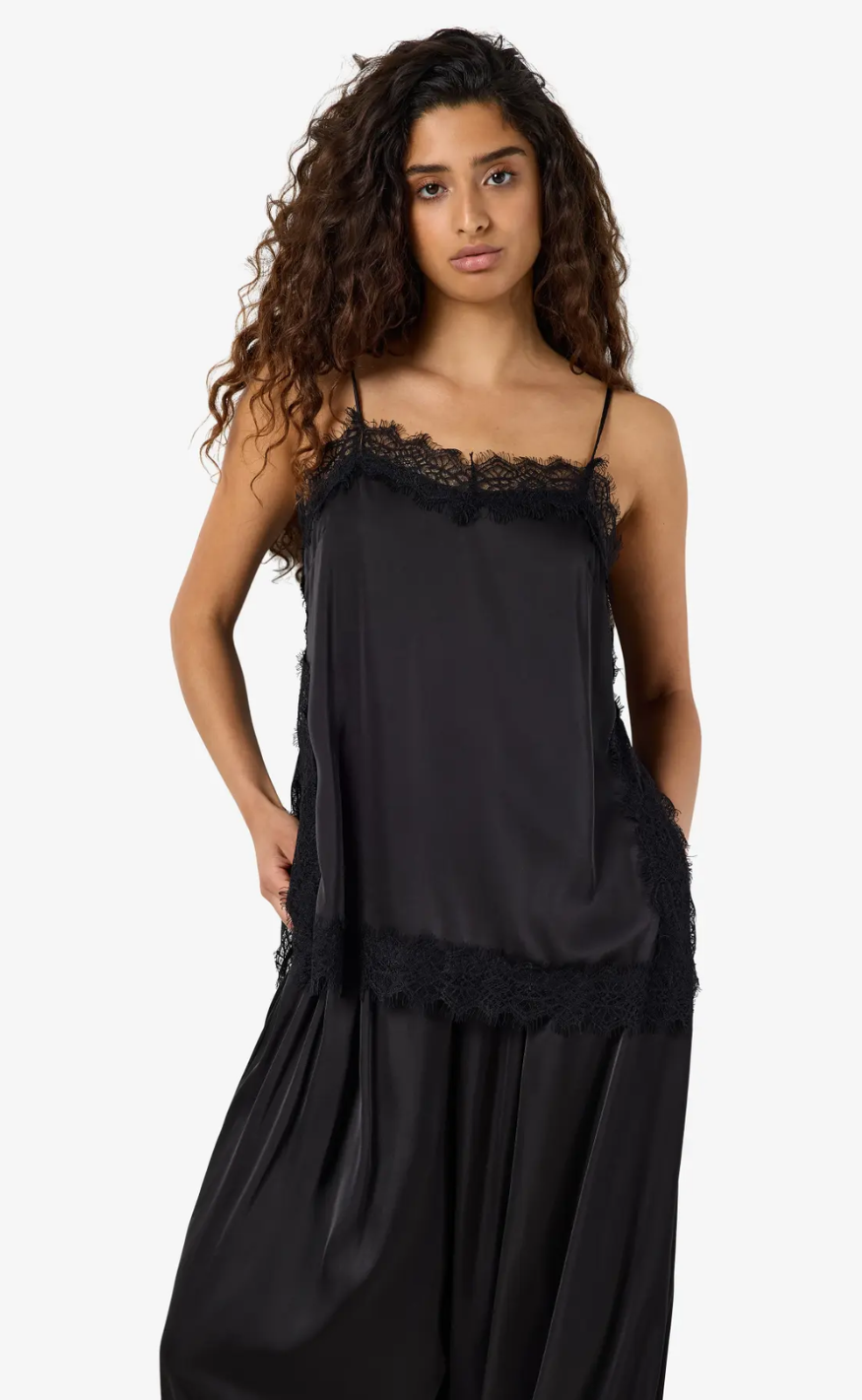 Noisy May Top - Louise - Black