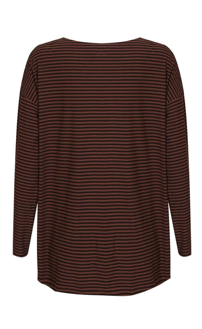 Liberte Bluse - Alma - Espresso Stripe