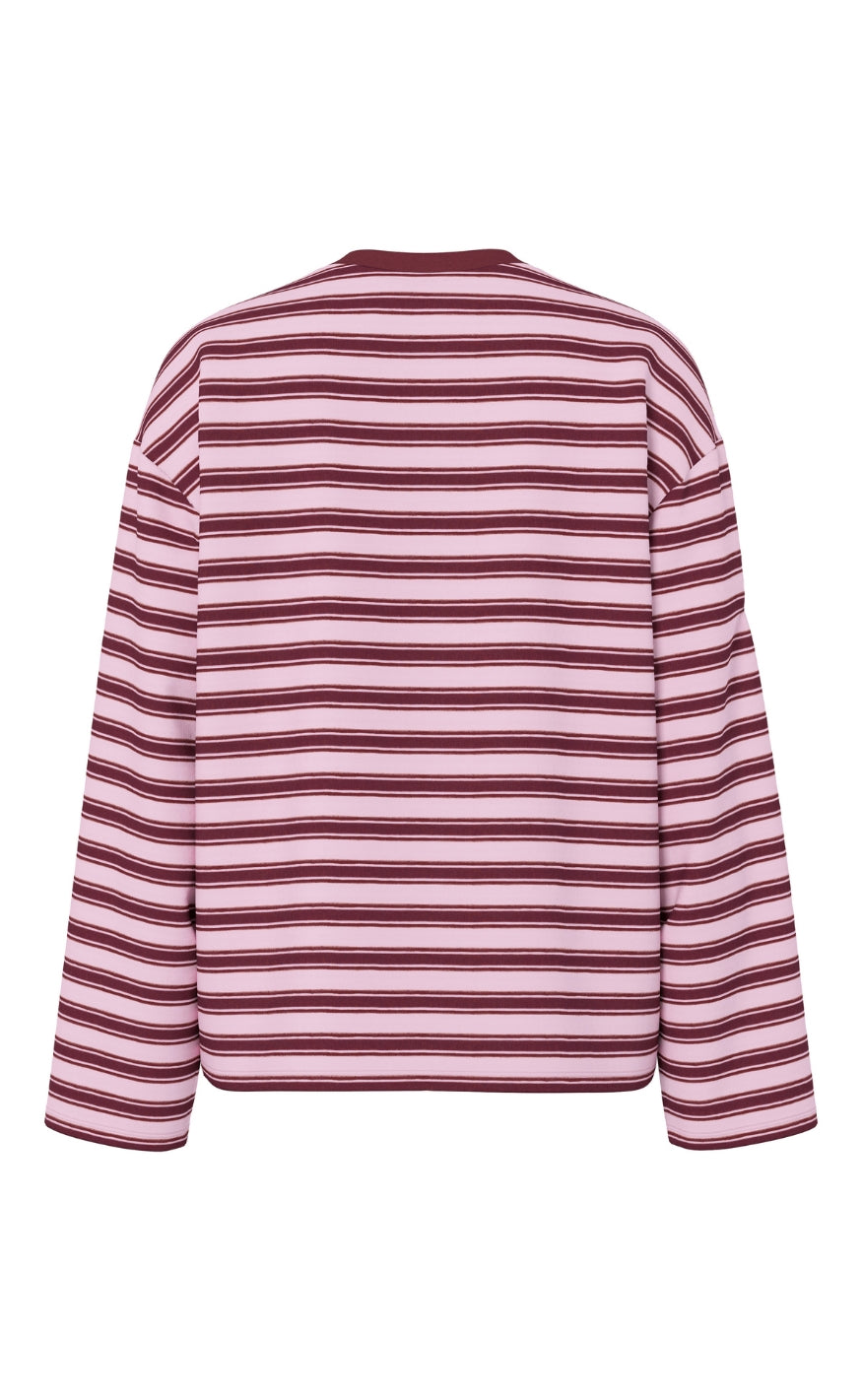 Pieces Bluse - Sadie - Tawny Port/Roseate Spoonbill