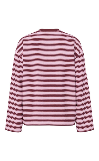 Pieces Bluse - Sadie - Tawny Port/Roseate Spoonbill
