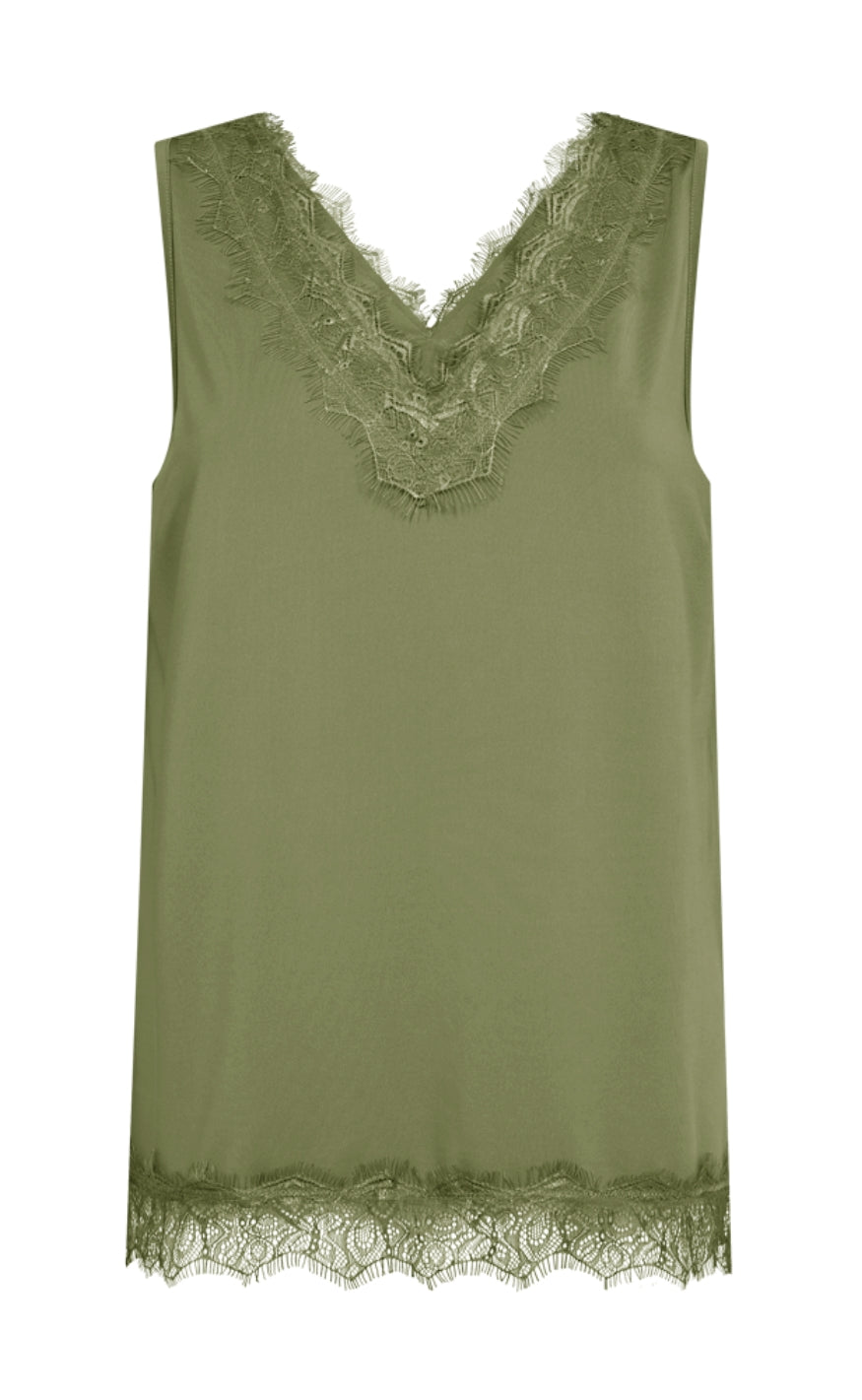 Freequent Top - Bicco - Calliste Green