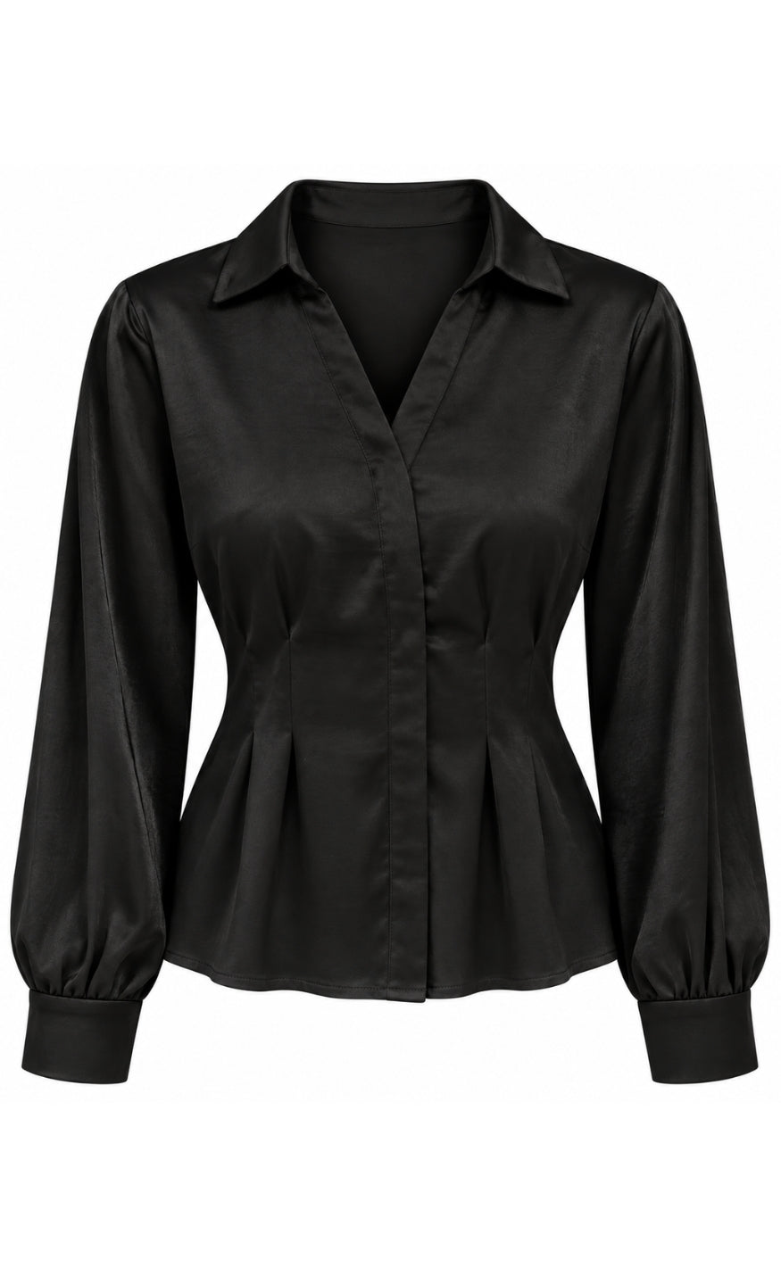 Say INA Copenhagen Bluse - Elowen - Black