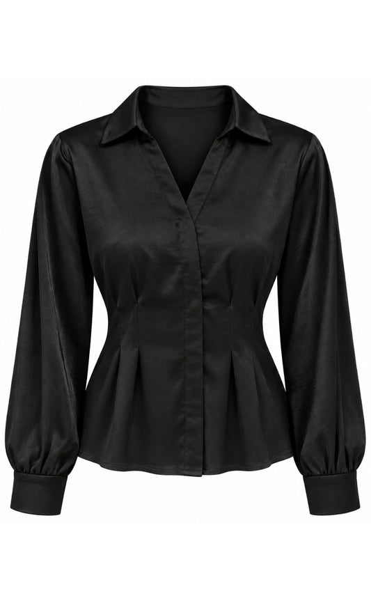 Say INA Copenhagen Bluse - Elowen - Black
