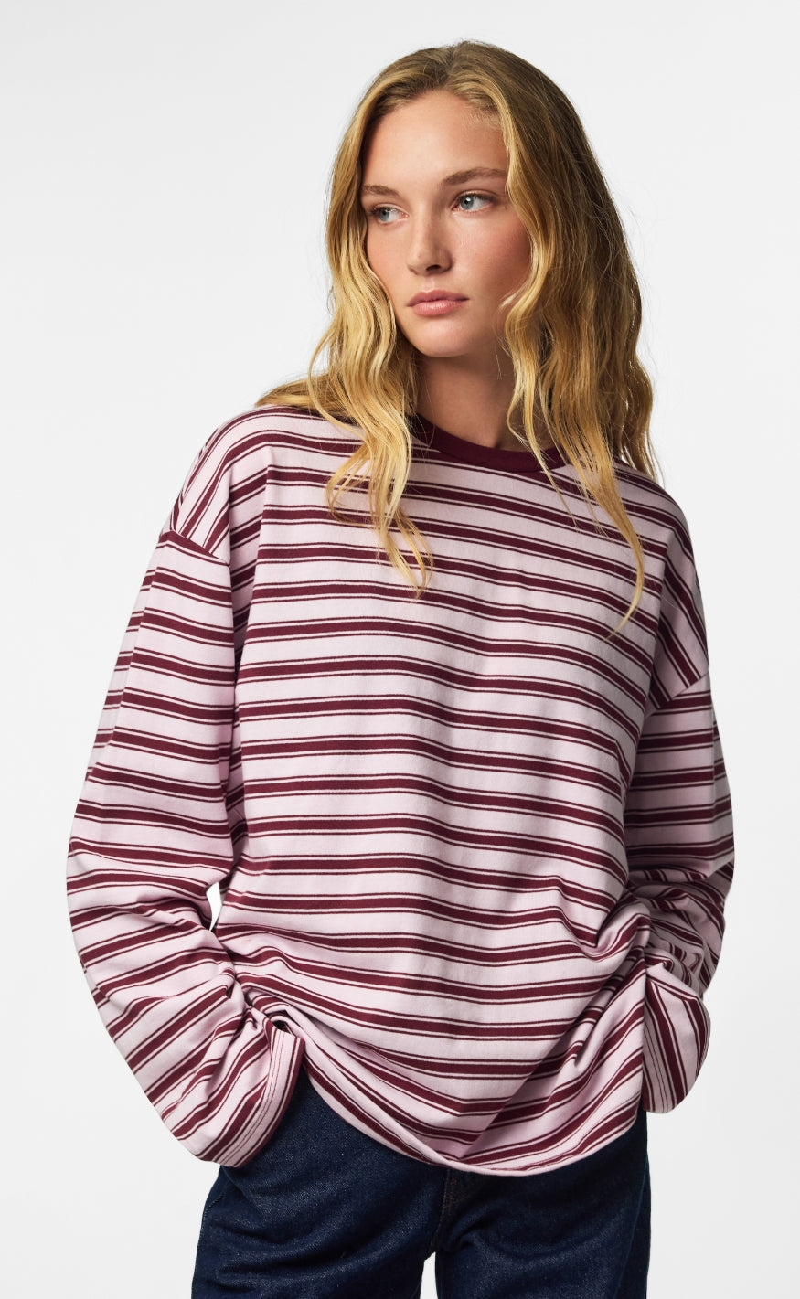Pieces Bluse - Sadie - Tawny Port/Roseate Spoonbill