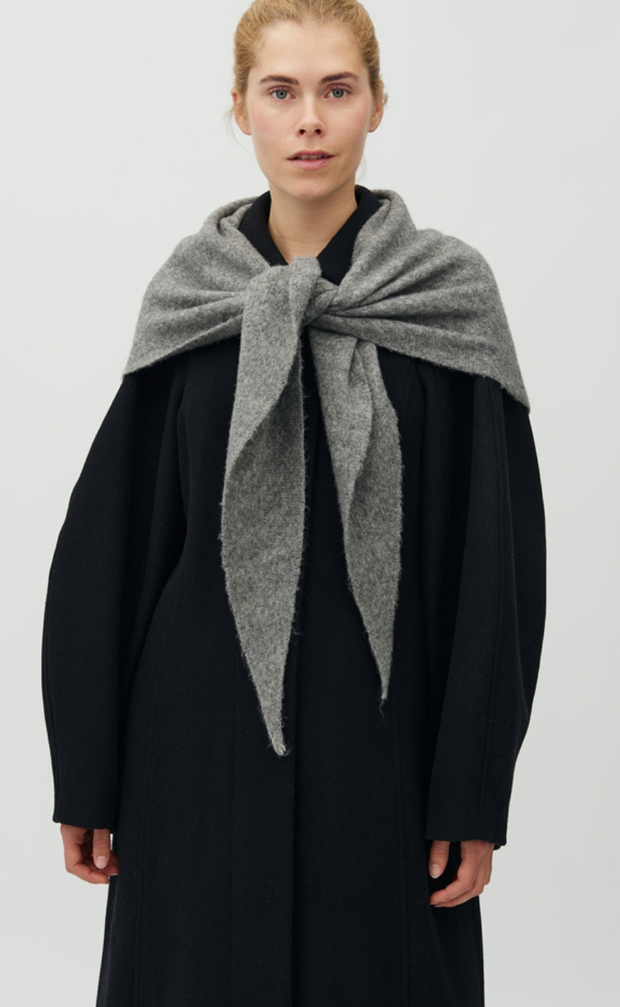 MbyM Tørklæde - Sevyn-M - Medium Grey Melange