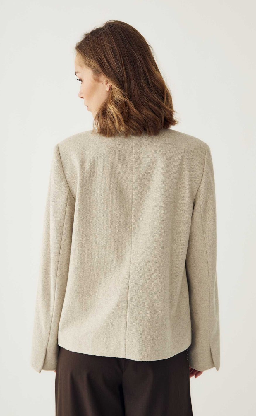 Noella Blazer - Monique - Oatmeal Melange