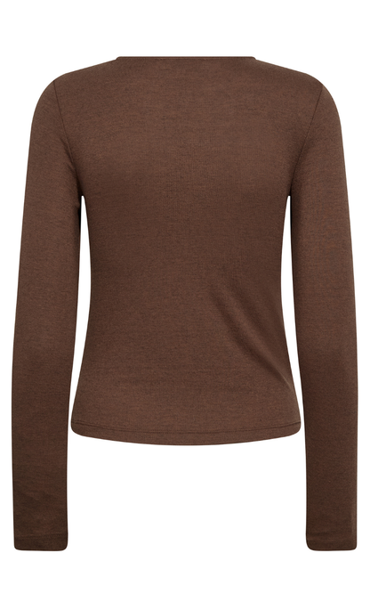 A-View Bluse - Alisia - Brown