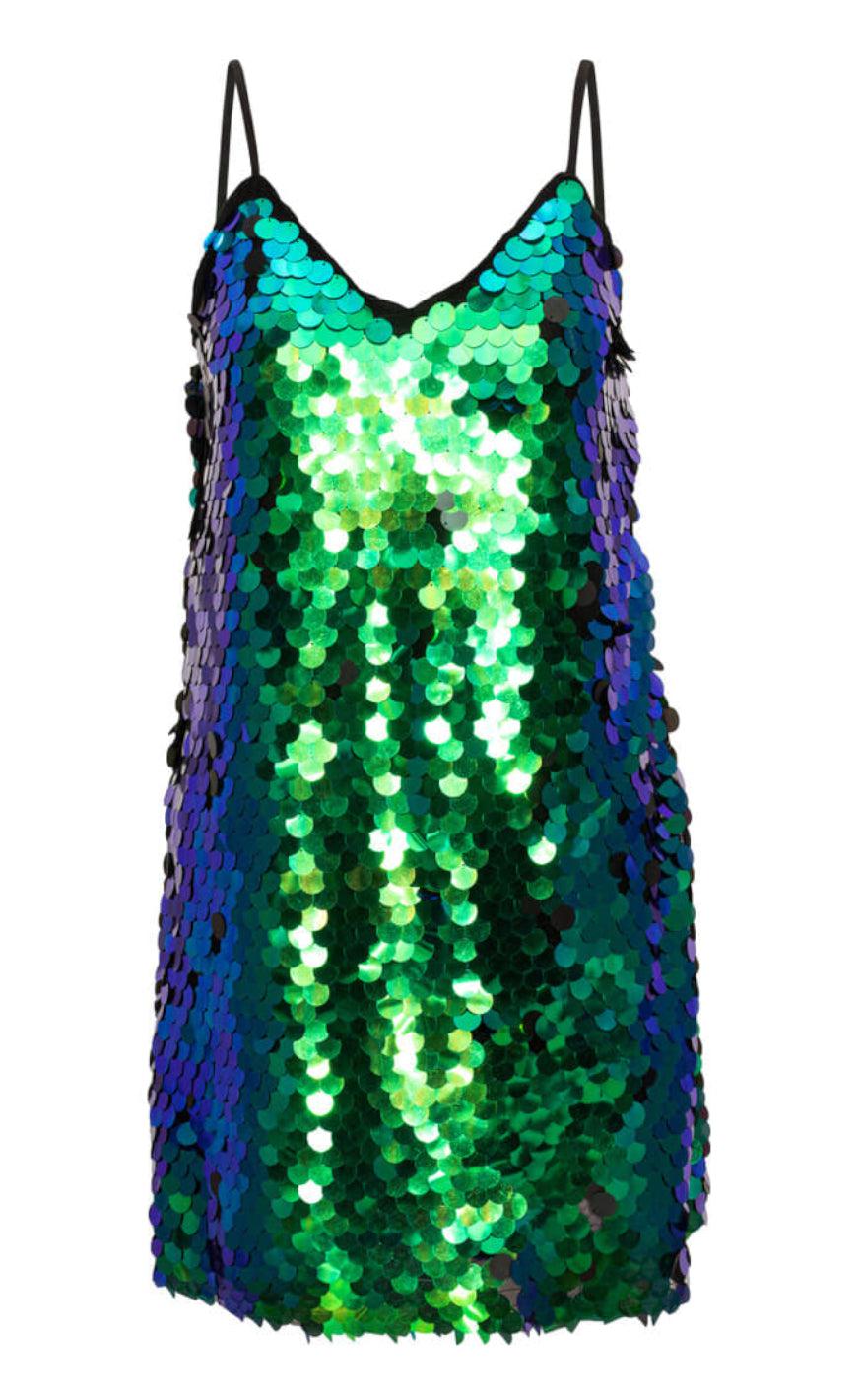 A-View Kjole - Linella - Green/Blue