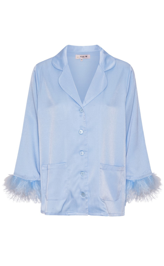 A-View Skjorte - Brady - Light Blue