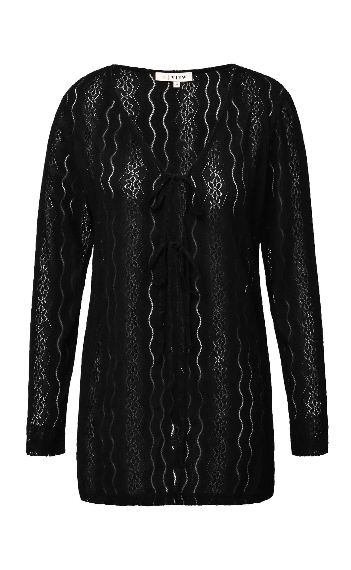 A-view Cardigan - Mona - Black
