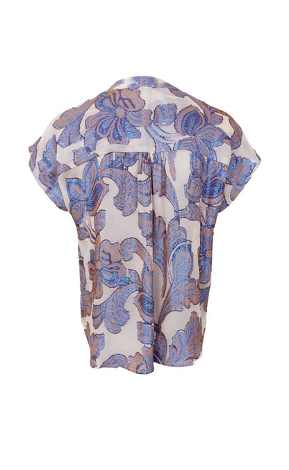 Black Colour Bluse - Kenzie SS - Blue