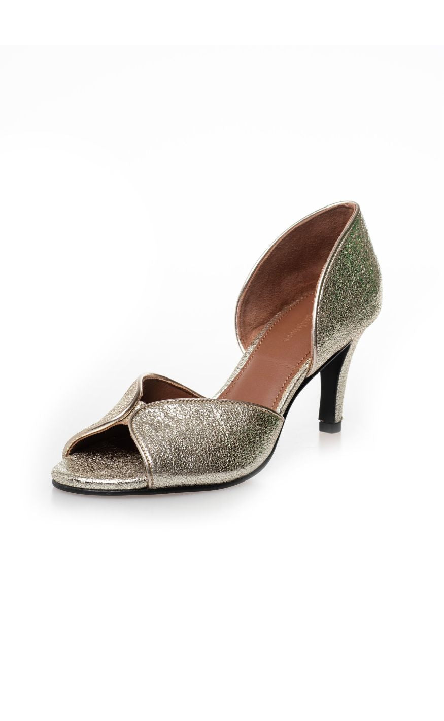 Copenhagen Shoes Stiletter - Love And Peace - Platino