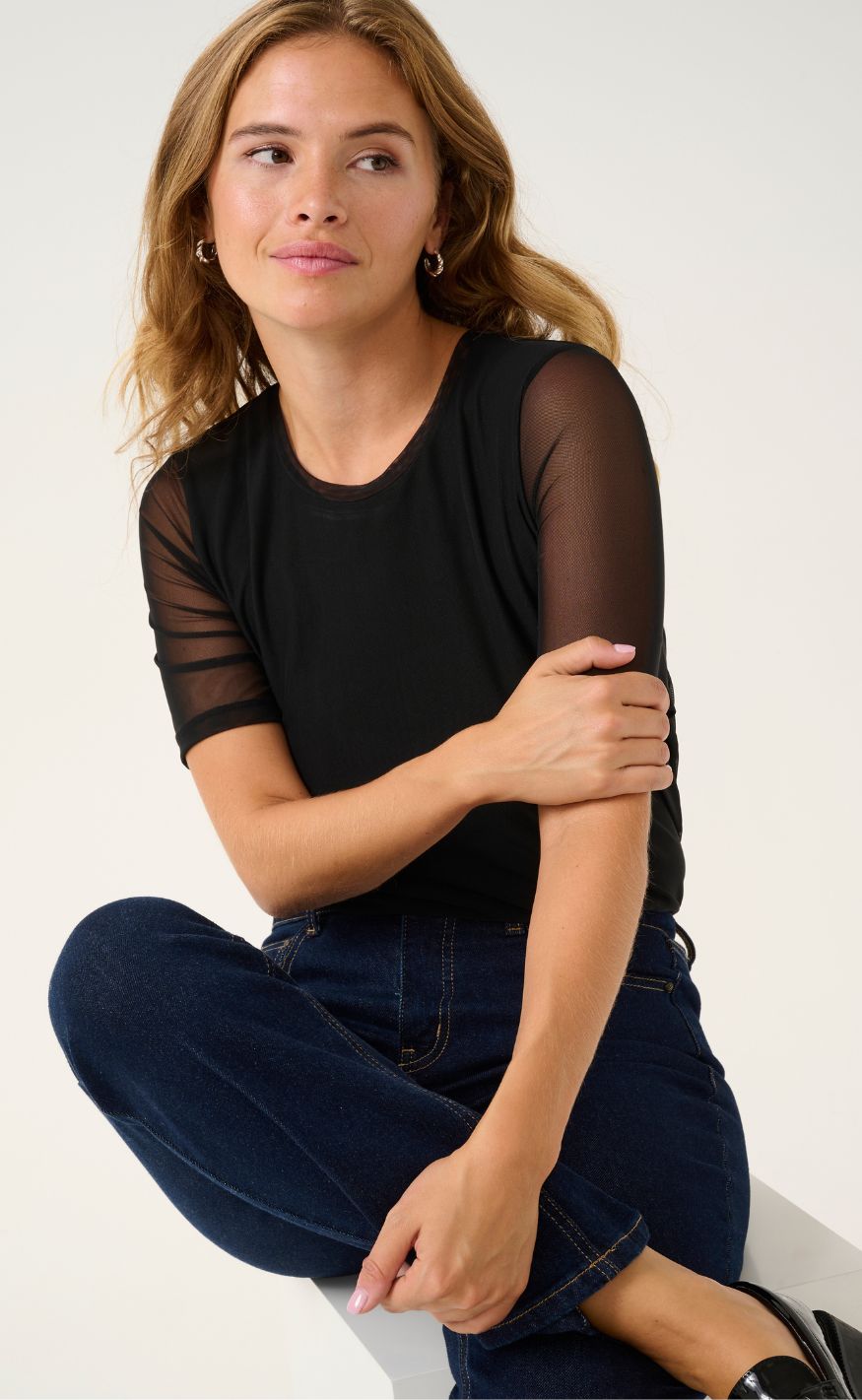 Culture Bluse - Calli Melida - Black
