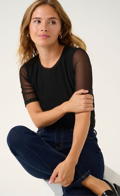 Culture Bluse - Calli Melida - Black