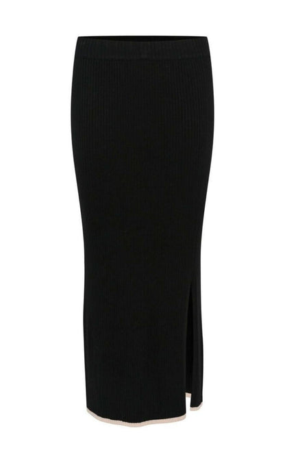 Culture Nederdel - Sabi Annemette Tube - Black/Whitecap stripe