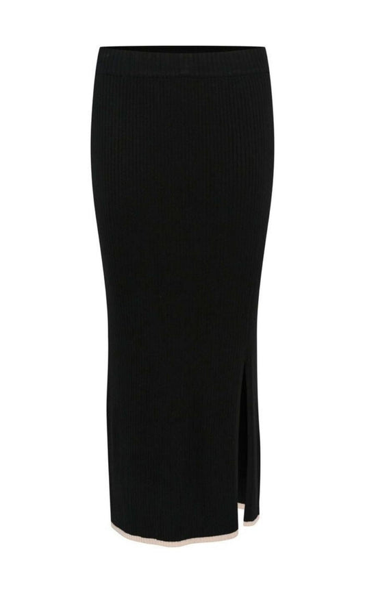Culture Nederdel - Sabi Annemette Tube - Black/Whitecap stripe