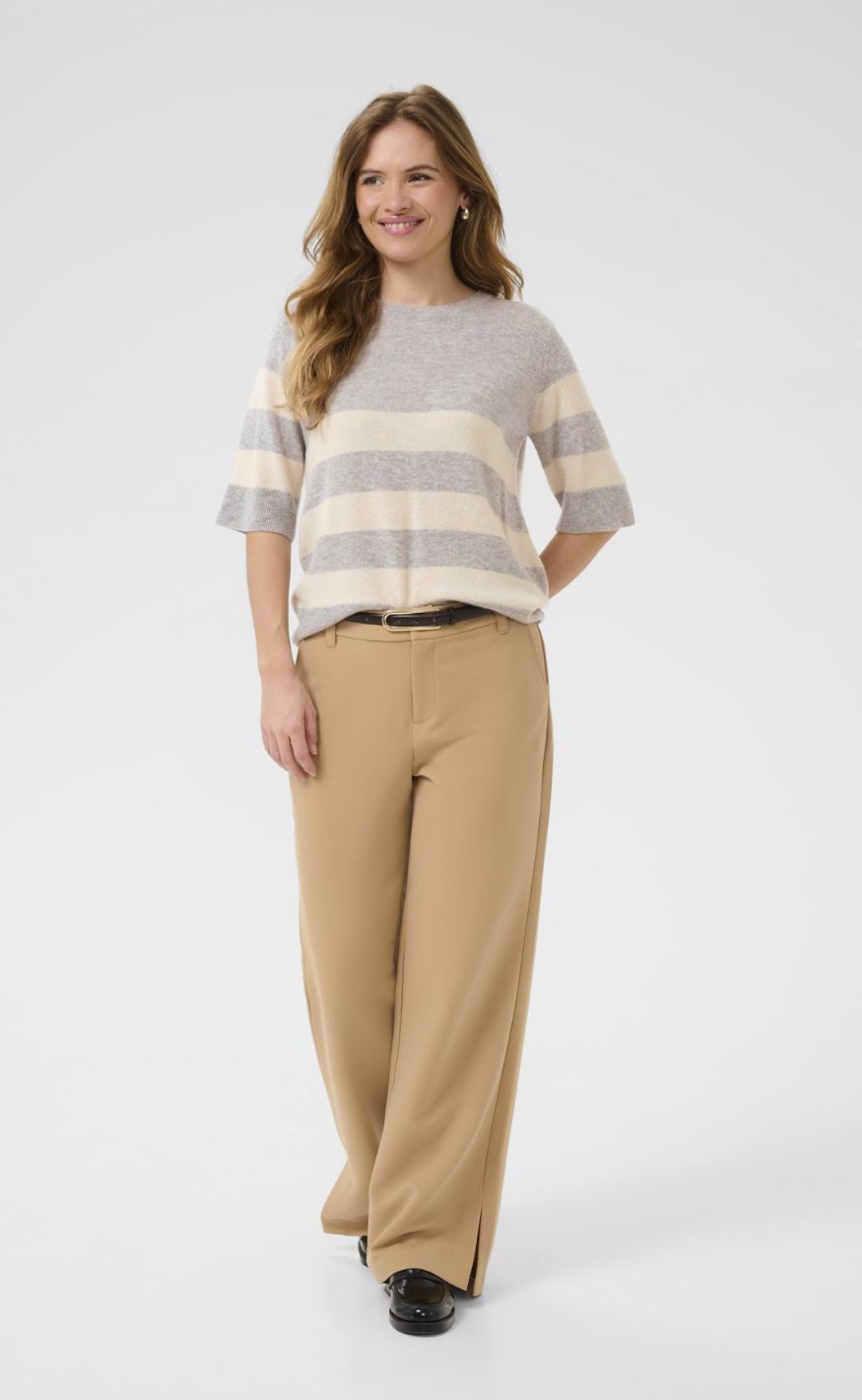 Culture Pullover - Callie Arrow Stripe - Grey Melange/Whitecap Stripe