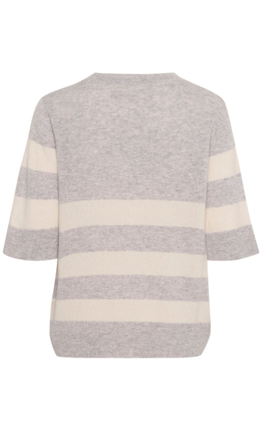 Culture Pullover - Callie Arrow Stripe - Grey Melange/Whitecap Stripe