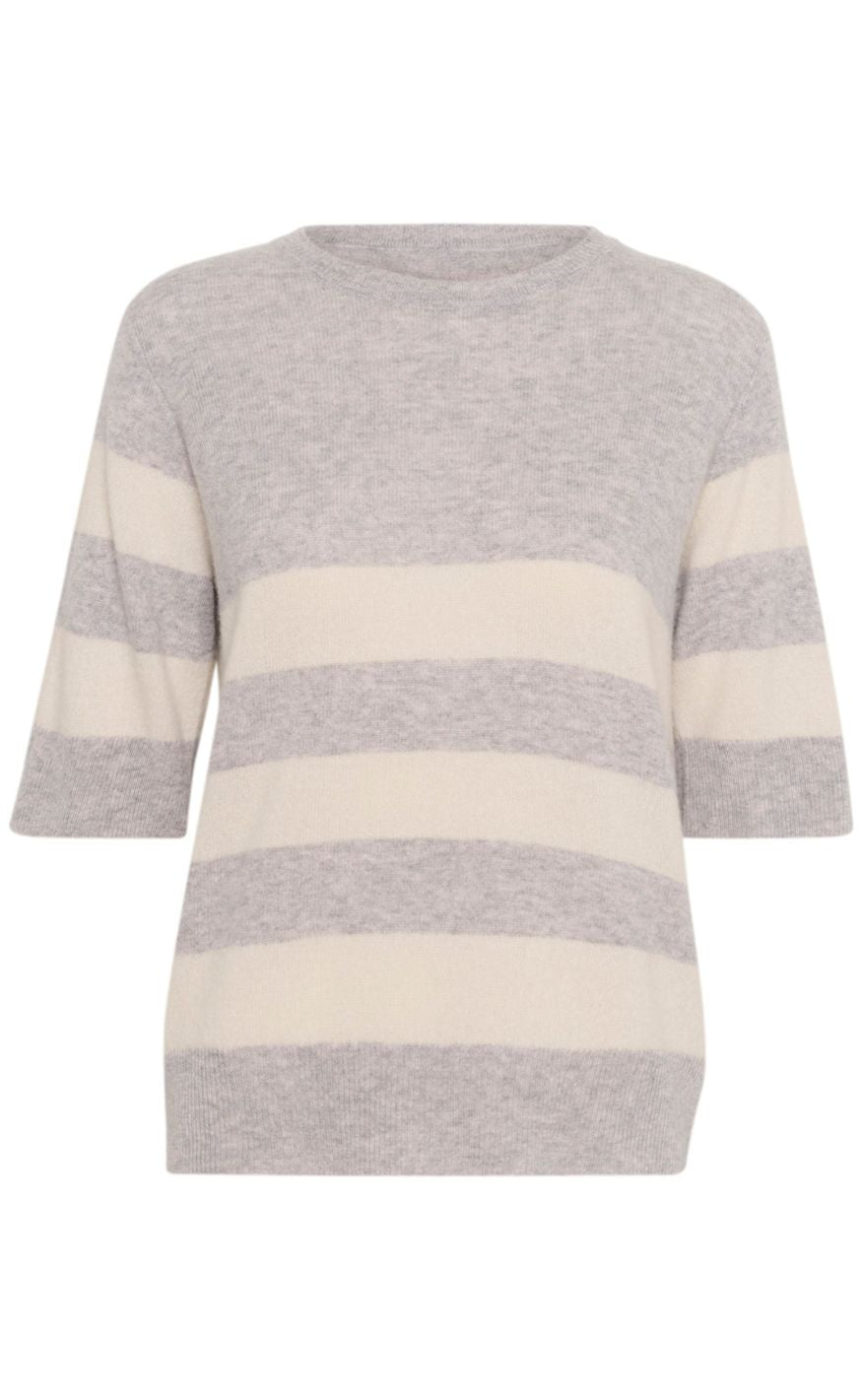 Culture Pullover - Callie Arrow Stripe - Grey Melange/Whitecap Stripe